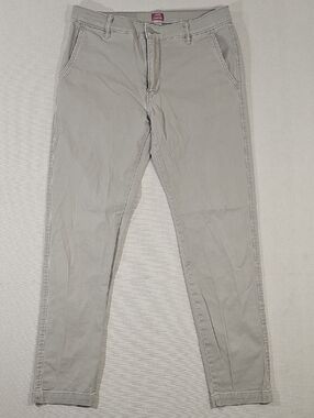 Levi's Men's Slim Straight Jeans in Light Beige-Gray